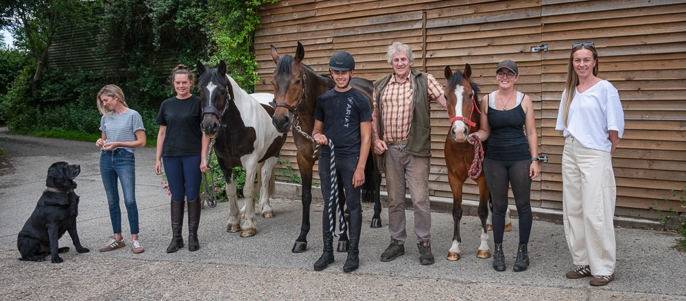 The Hurstwood Farm team together